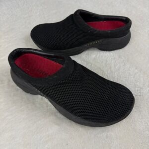 Merrell Primo Breeze II Slip On Shoes Men 9.5 Black Mesh Gorpcore Techwear Mules